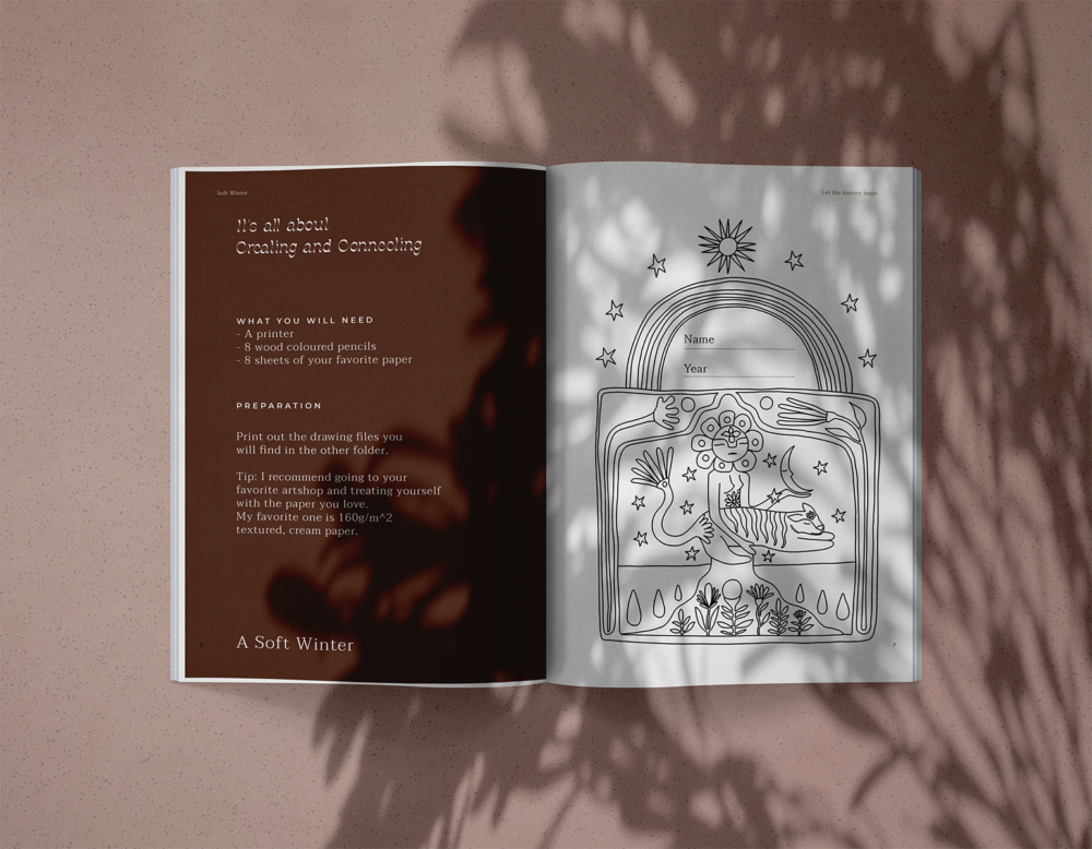 Digital download E-Book Colour In designs by Nina Schmid "Soft Winter"