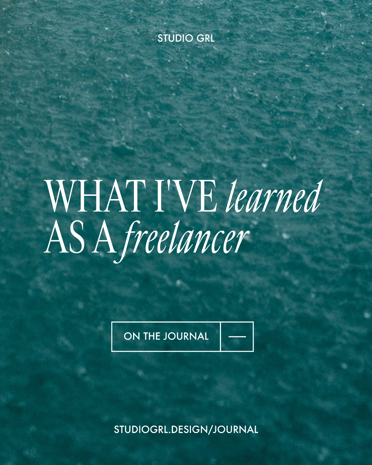 What I learned as a freelance brand & webdesigner